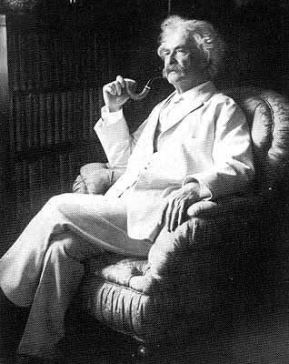 Mark Twain Smoking