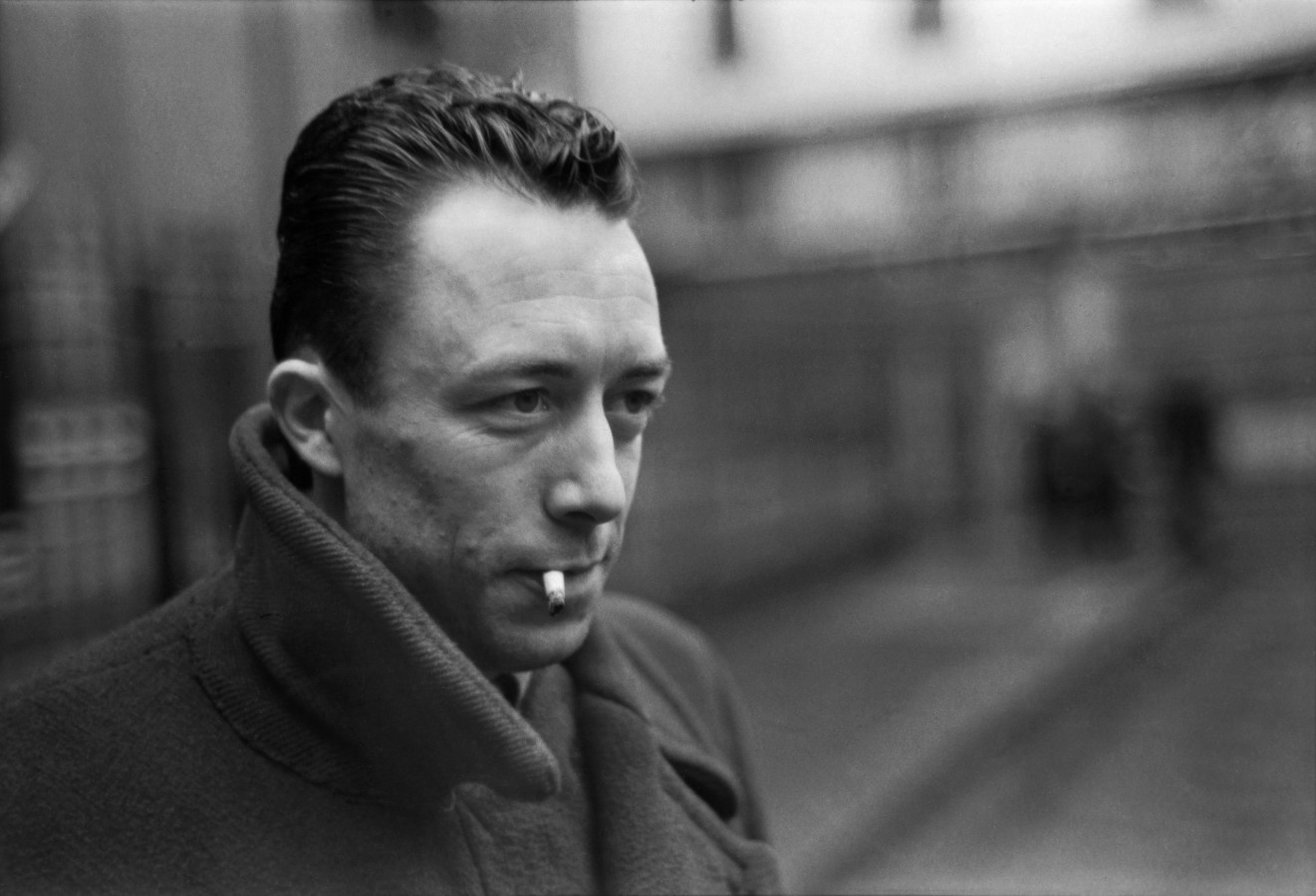 Albert Camus Smoking 2